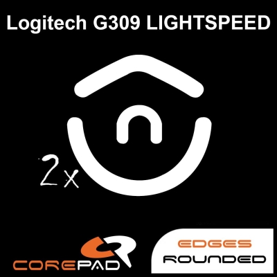 Corepad Skatez PRO Logitech G309 LIGHTSPEED Hyperglides Hypergleids X-RAYPAD Jade Obsidian Mouse Skates Feet Tiger EspTiger Ice Arc